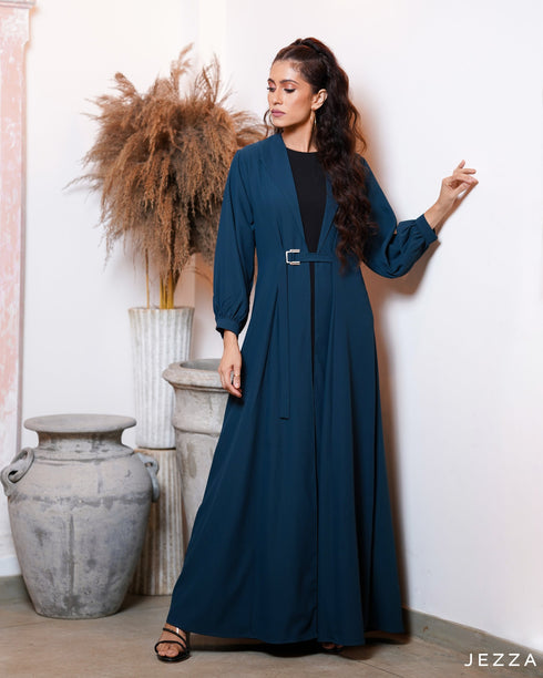 Polyester Long Jacket & Inner Dress Set 55021/59331