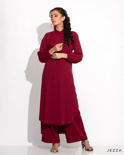 Polyester Top & Pant Set 54432/57322