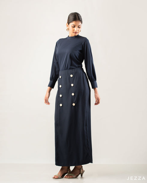 Chic Polyester Top and Skirt Set 59421/54802