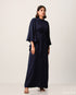 Kaftan Type Ankle Length Long Sleeve Polyester Dress 58002
