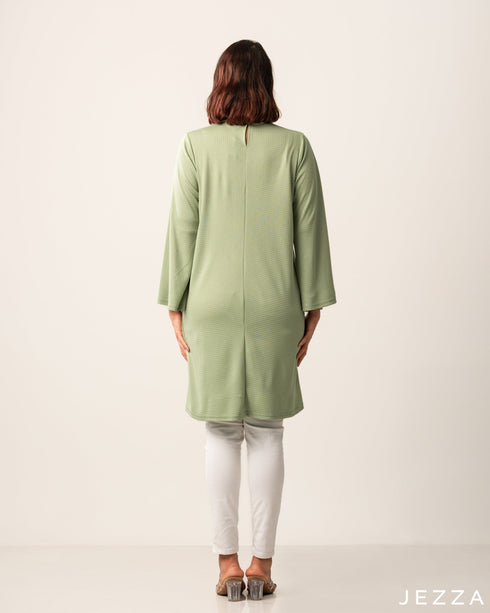 Textured Stretchy Knit Top 56852