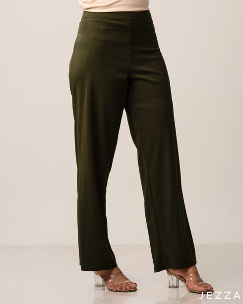 Elasticated Back Waist Banded Pant 56784