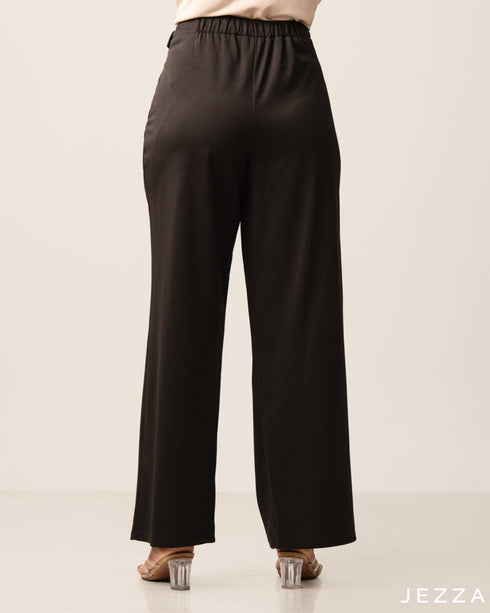 Elasticated Back Waist Banded Pant 56782