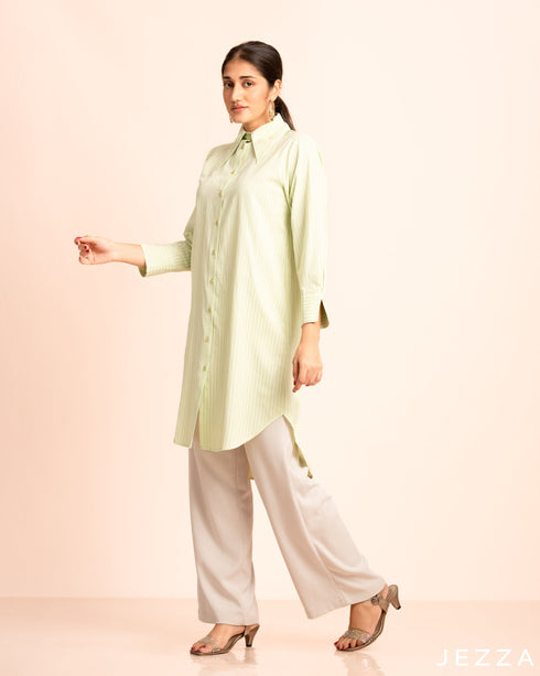 Poly Cotton Knee Length Top 57352