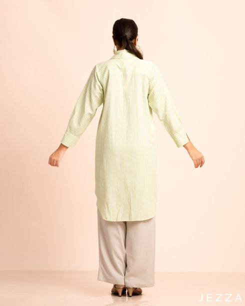 Poly Cotton Knee Length Top 57352