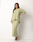Cotton Knit Top & Skirt Set 56671/56681