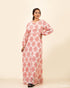Long Sleeved Printed Polyester Dress 57251