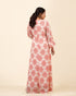 Long Sleeved Printed Polyester Dress 57251