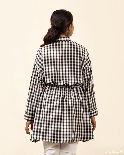 Below Hip Polyester Dress With Elasticated Waist 54953