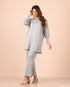 Relaxed Cotton Knit Top & Pant Set 56843/57573
