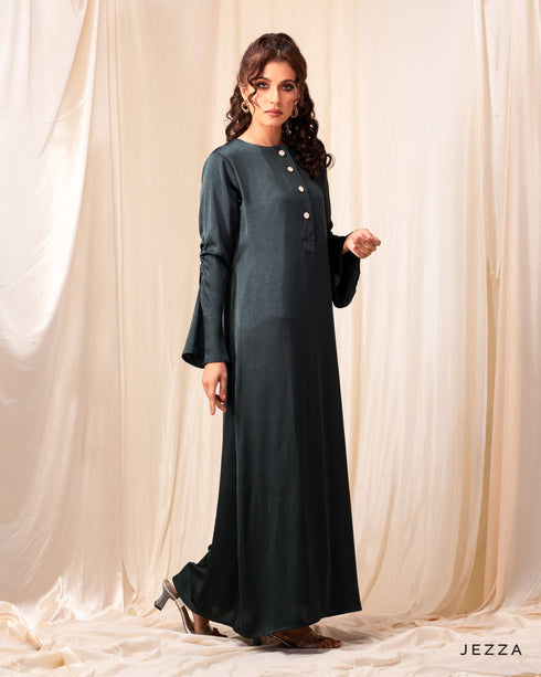 Crush Satin A-Line Dress 58511