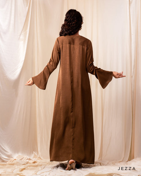 Crush Satin A-Line Dress 58512