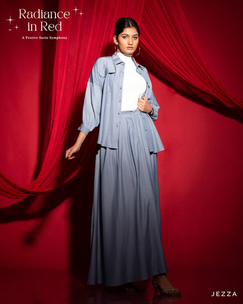 Chic Three-Piece Skirt and Top Set 51131/60561/58201