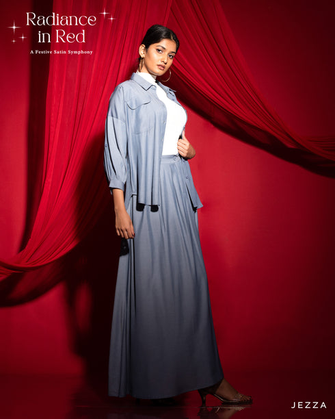 Chic Three-Piece Skirt and Top Set 51131/60561/58201