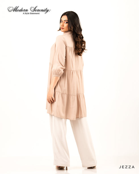 Cotton Tiered Below Hip Top 58663