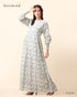 Printed Poly Cotton Maxi Dress 58392