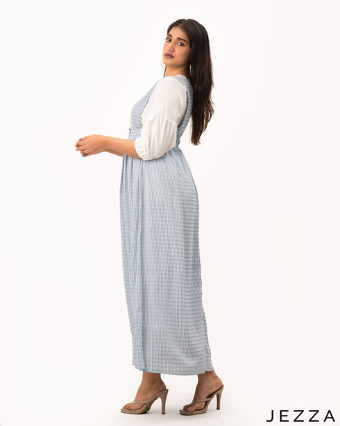 JEZZA Women's Modest Pinafore Dress 46362/47071